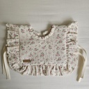 Bavoir (Blanc (A Fleurs roses))