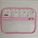 Pochette de rangement X3 (Blanc (A Fleurs roses))