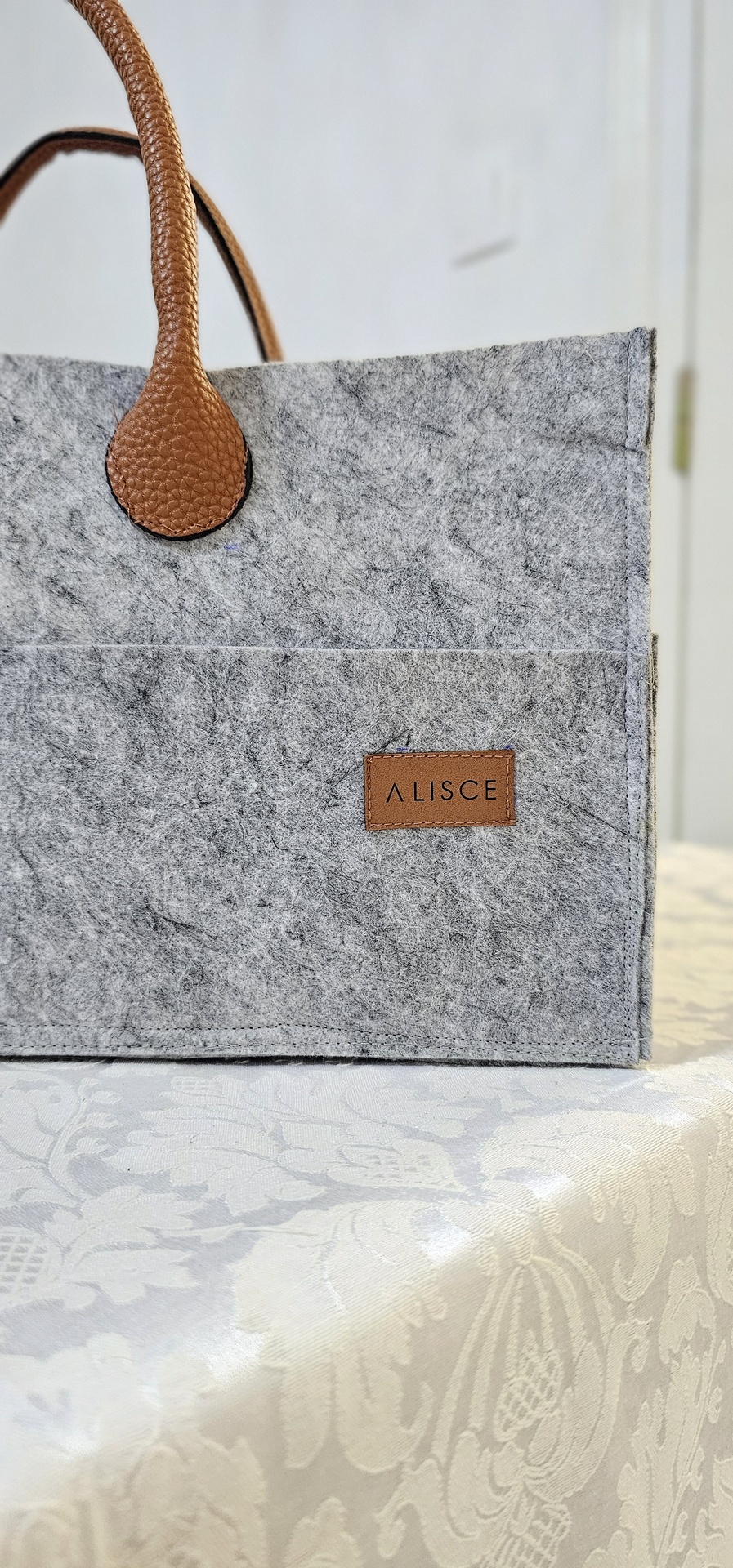 Panier de rangement bébé  gris